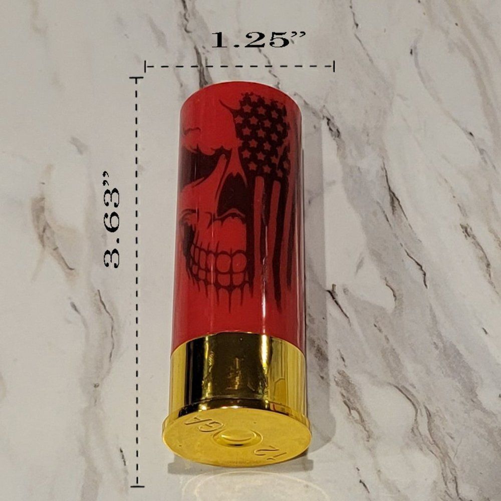 Personalized Shotgun Shell Shot Glass Photo Engraved Shot Glass - Picture 3 of 8